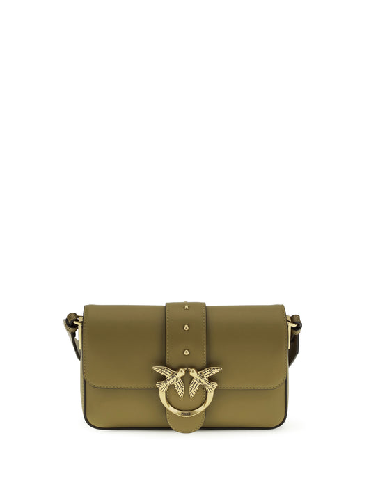 Shoulder Bag Mini Love Green Leather