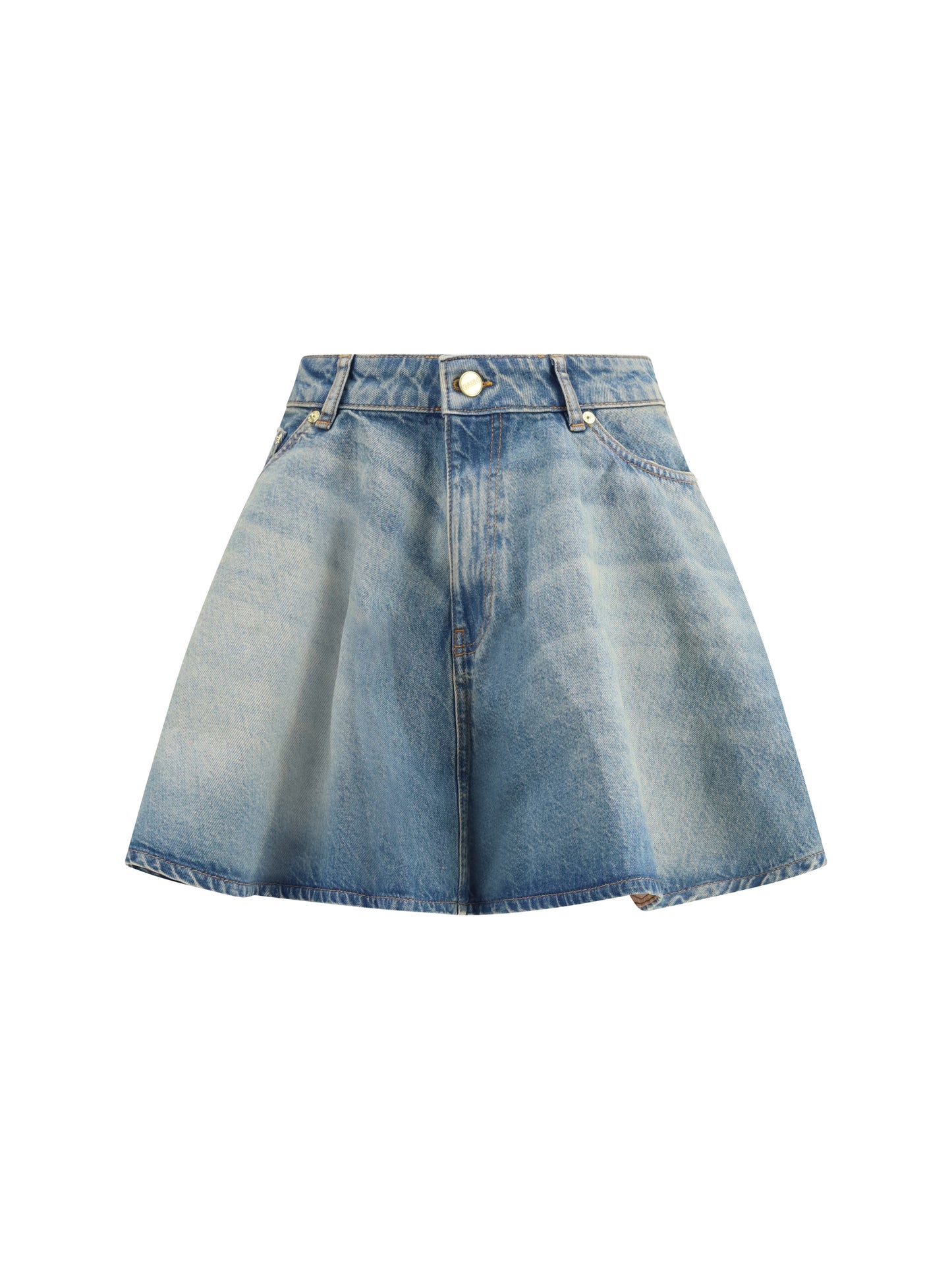 Denim Miniskirt Mid Blue Vintage