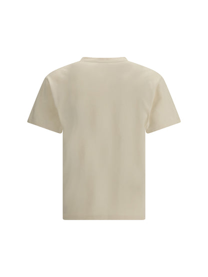 Cotton T-Shirt Chalk/Ice Blue