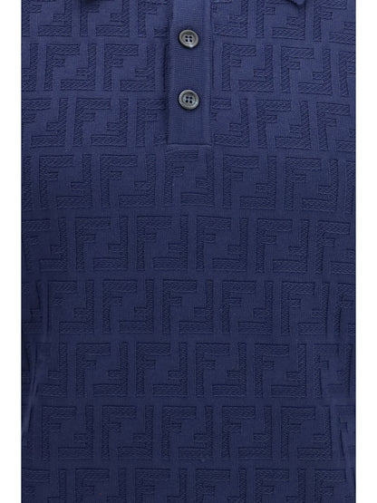 Polo Shirt Cotton Blue
