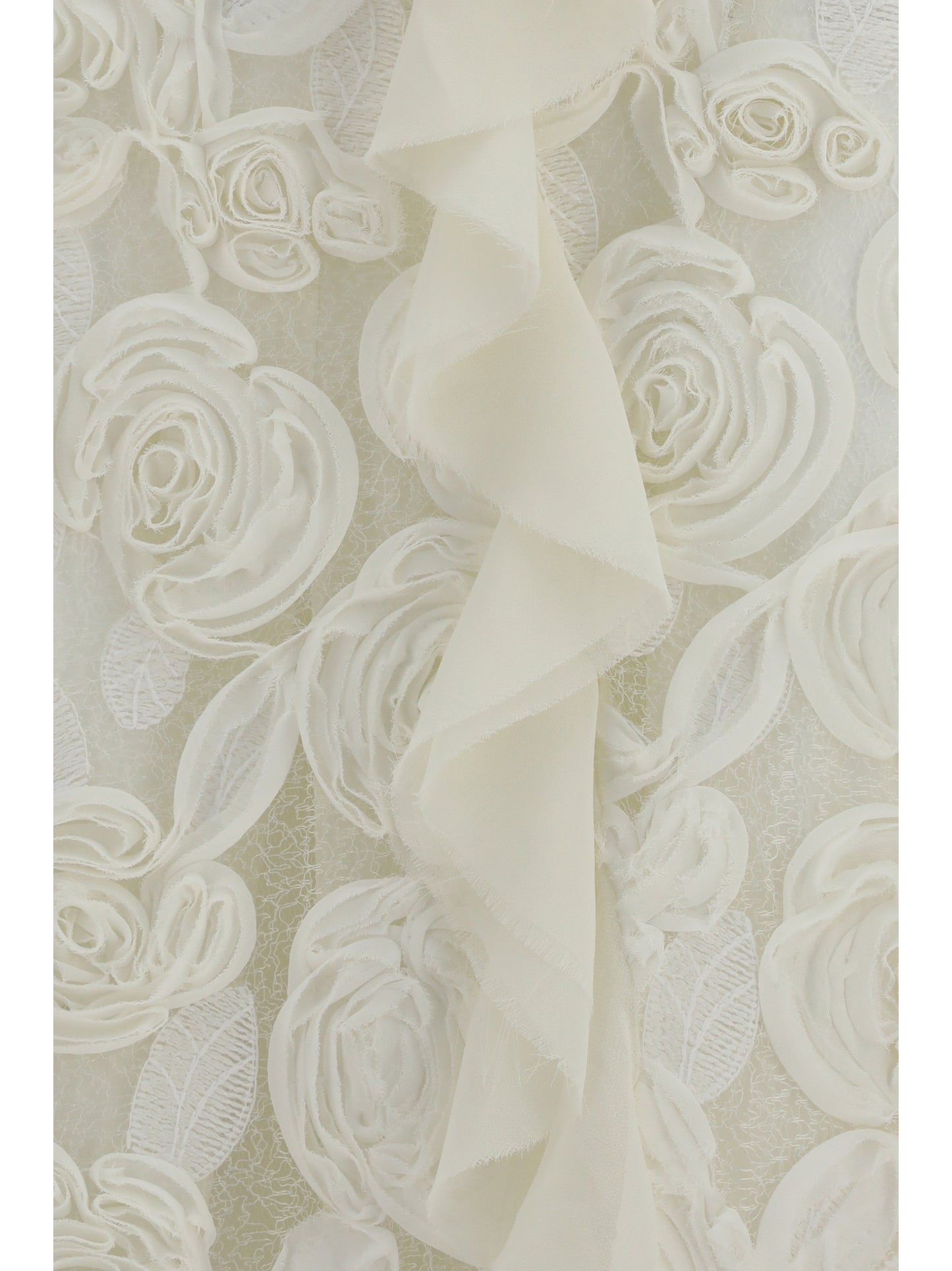 Long Evening Dress Cream