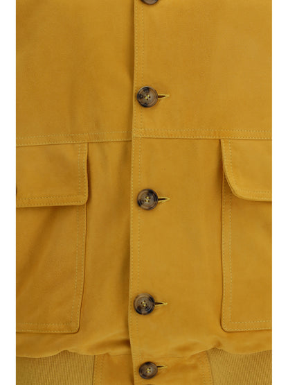 Jacket Valstarino Suede Yellow