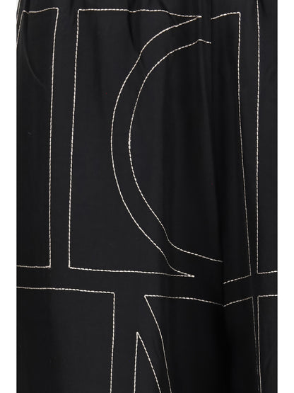 Pants Silk Monogram