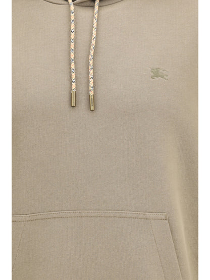 Hoodie Check Print Finch Brown