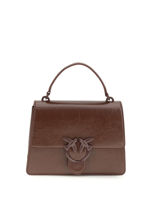 Handbag Love One Burgundy Leather