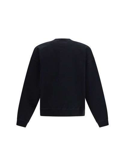Sweatshirt Cotton Crew Neck Black