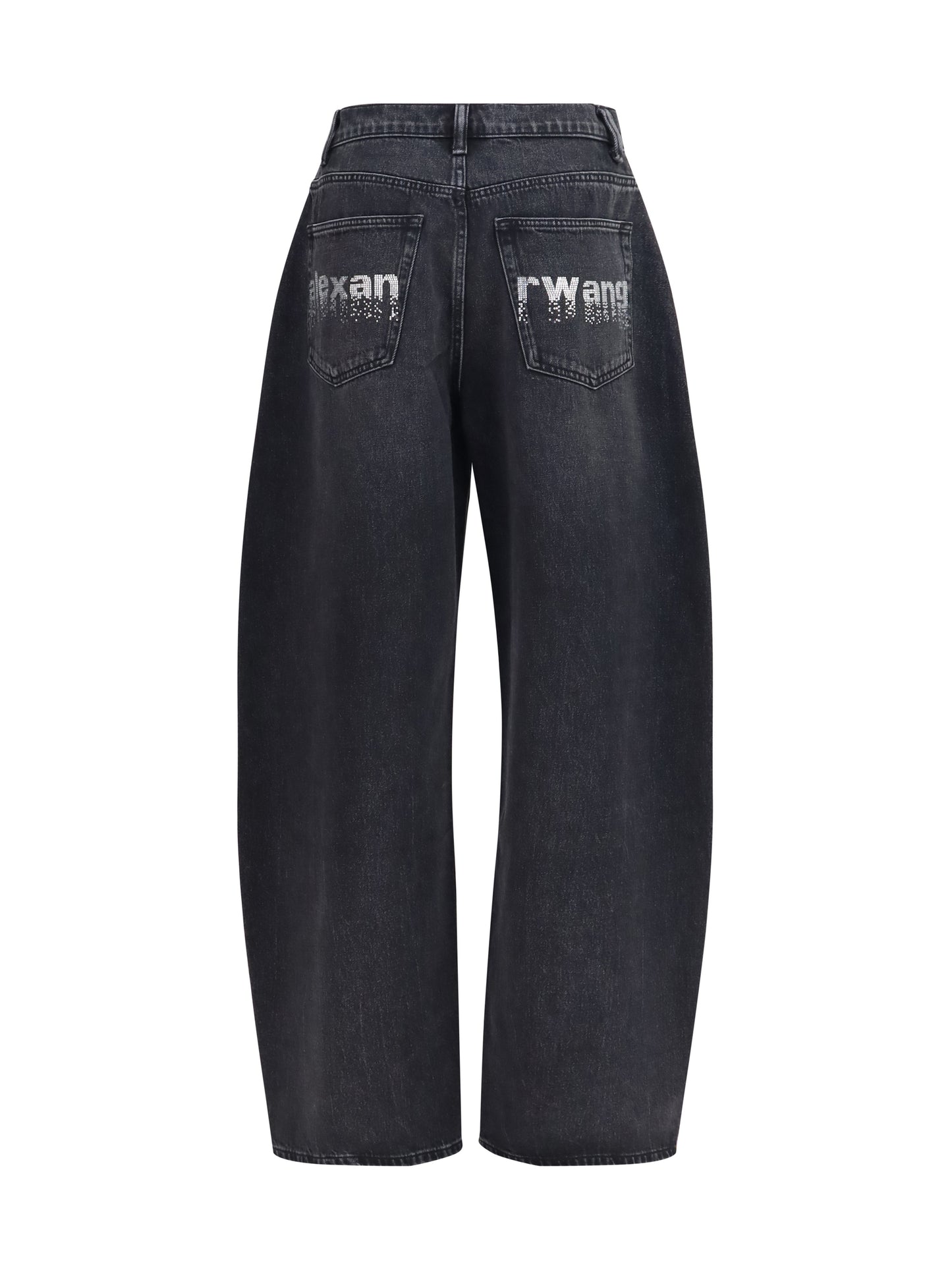 Jeans Crystal Balloon Grey Aged