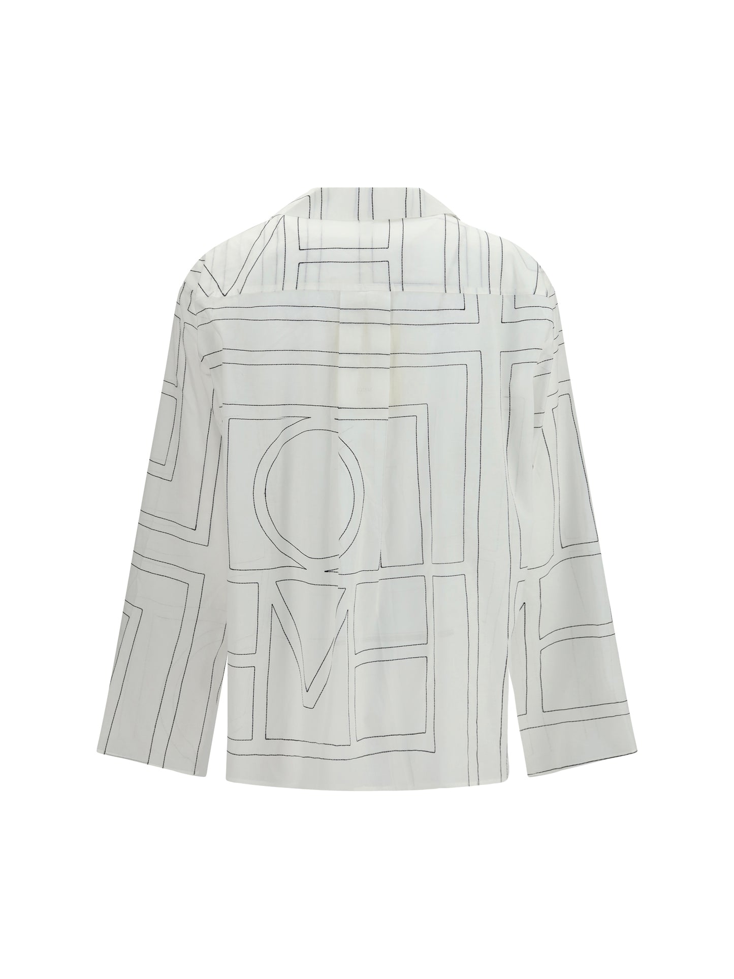 Shirt PJ Monogram White/Black