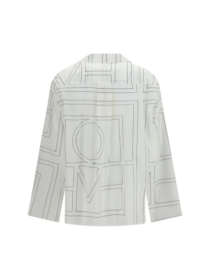 Shirt PJ Monogram White/Black