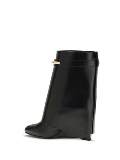 Ankle Boots Shark Leather Black