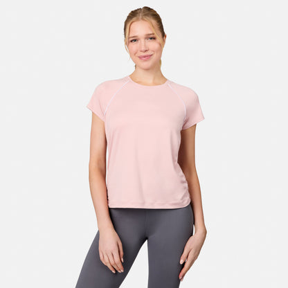 Women's Microtech® Chill B Cool Shirred Crew Top