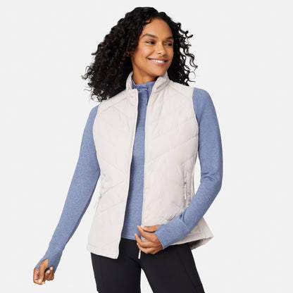 Women's Quilted Hybrid Vest