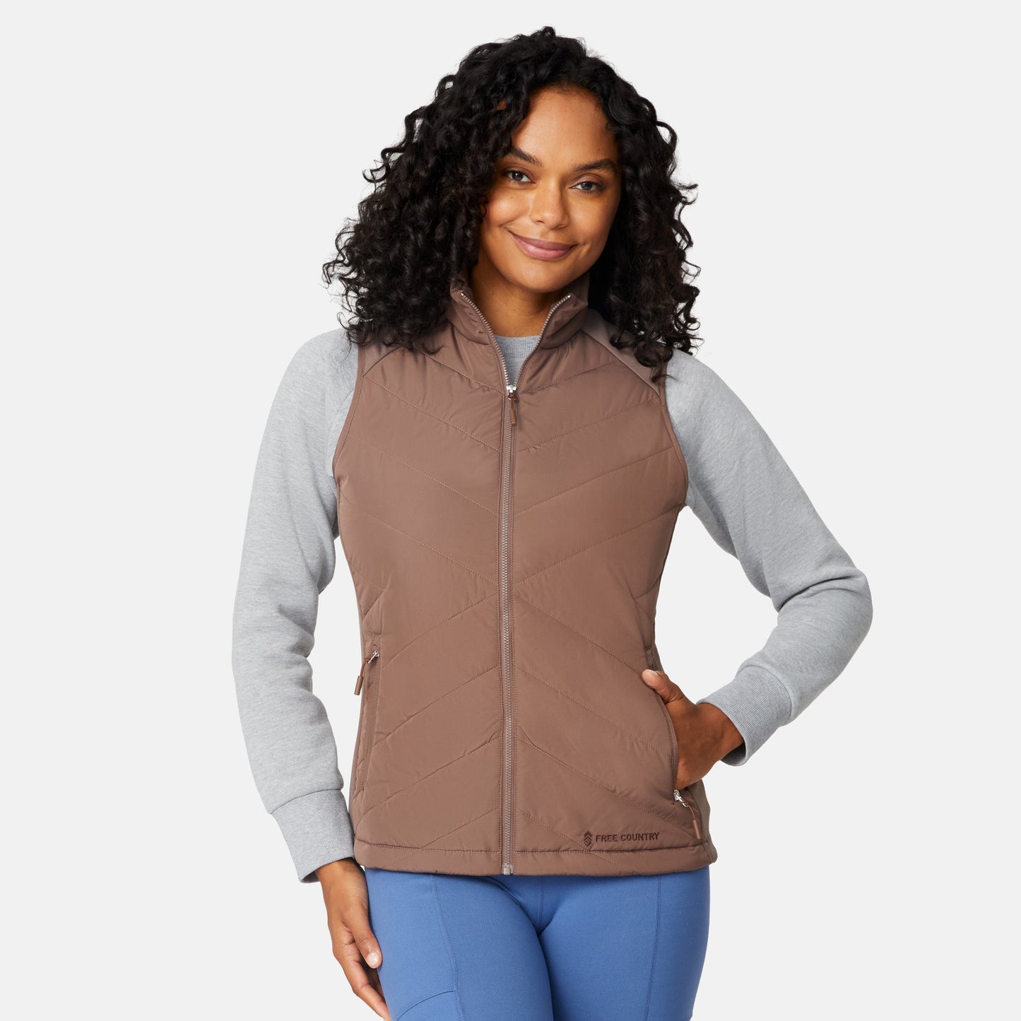 Women's Quilted Hybrid Vest