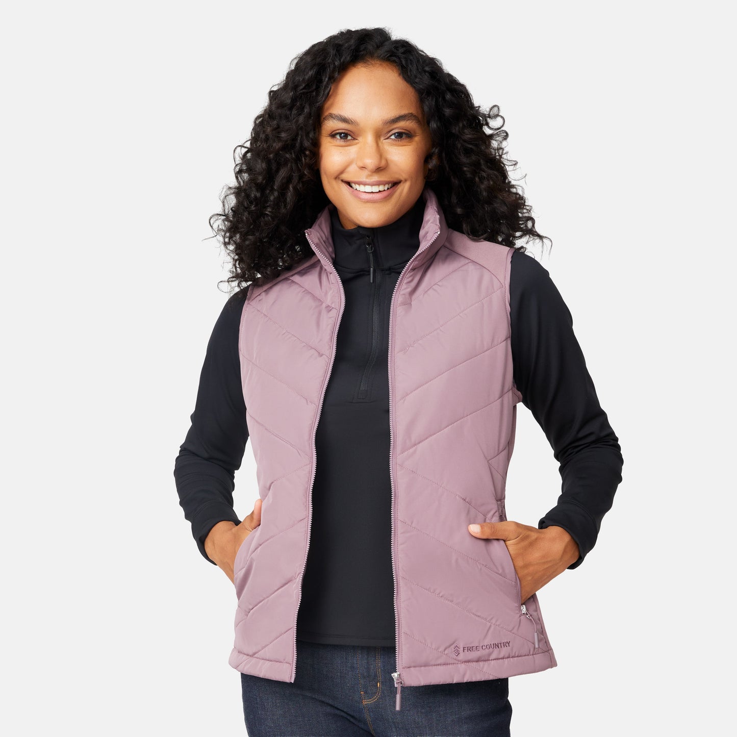 Women's Quilted Hybrid Vest