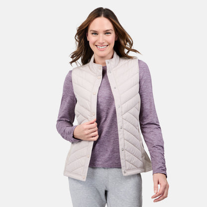Women's Hybrid Button Front Vest