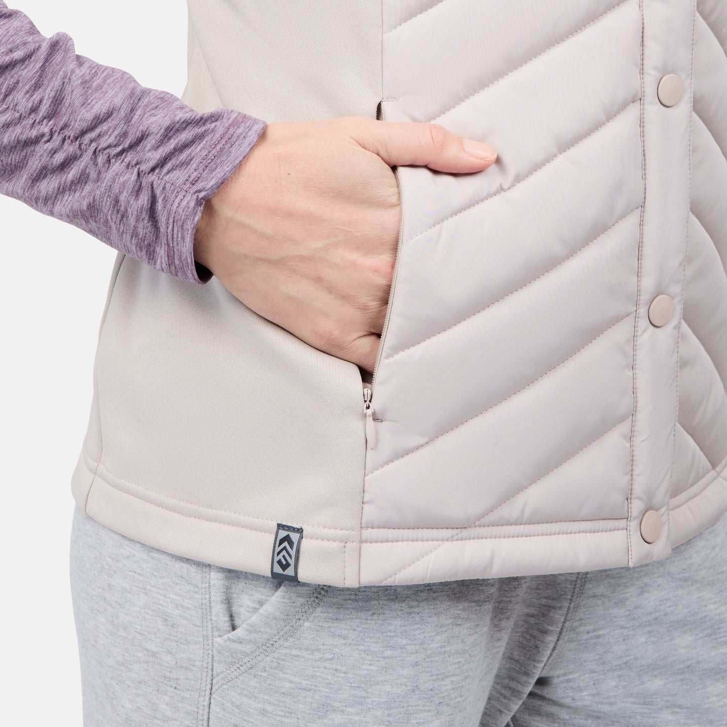 Women's Hybrid Button Front Vest