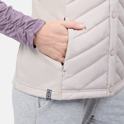 Women's Hybrid Button Front Vest