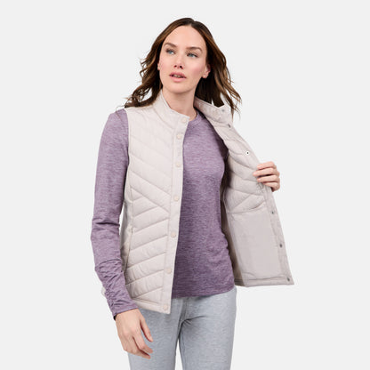Women's Hybrid Button Front Vest