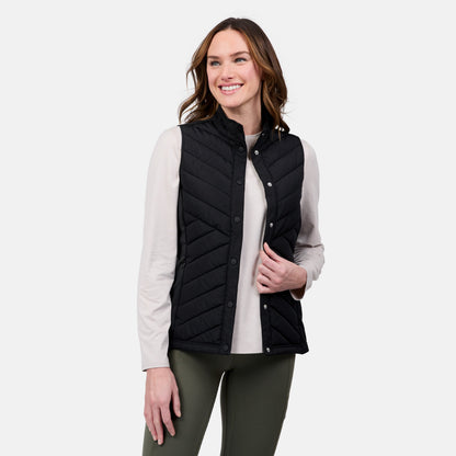 Women's Hybrid Button Front Vest