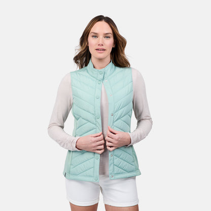 Women's Hybrid Button Front Vest