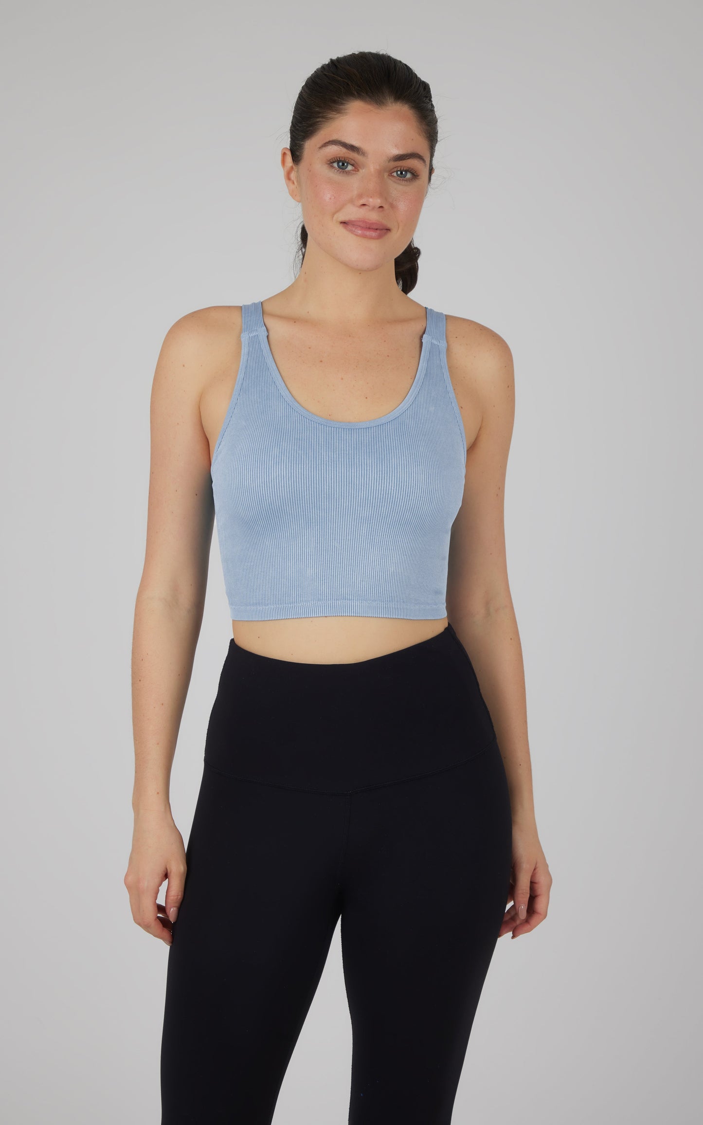 Stonewash 2 PK Scoop Neck Bralette Tank