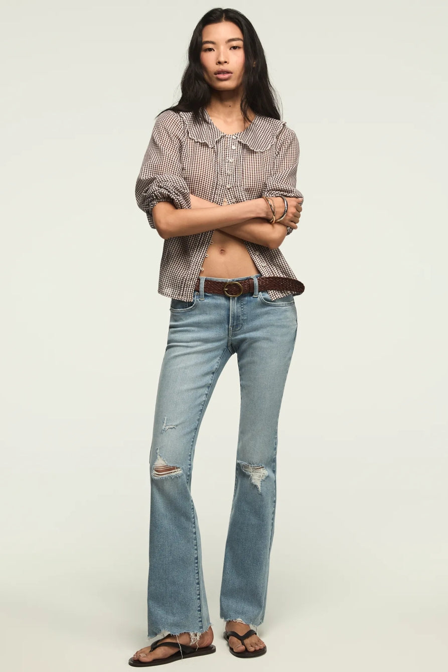 Lucky Brand Women's Mid Rise Sweet Flare - Capsize Dest