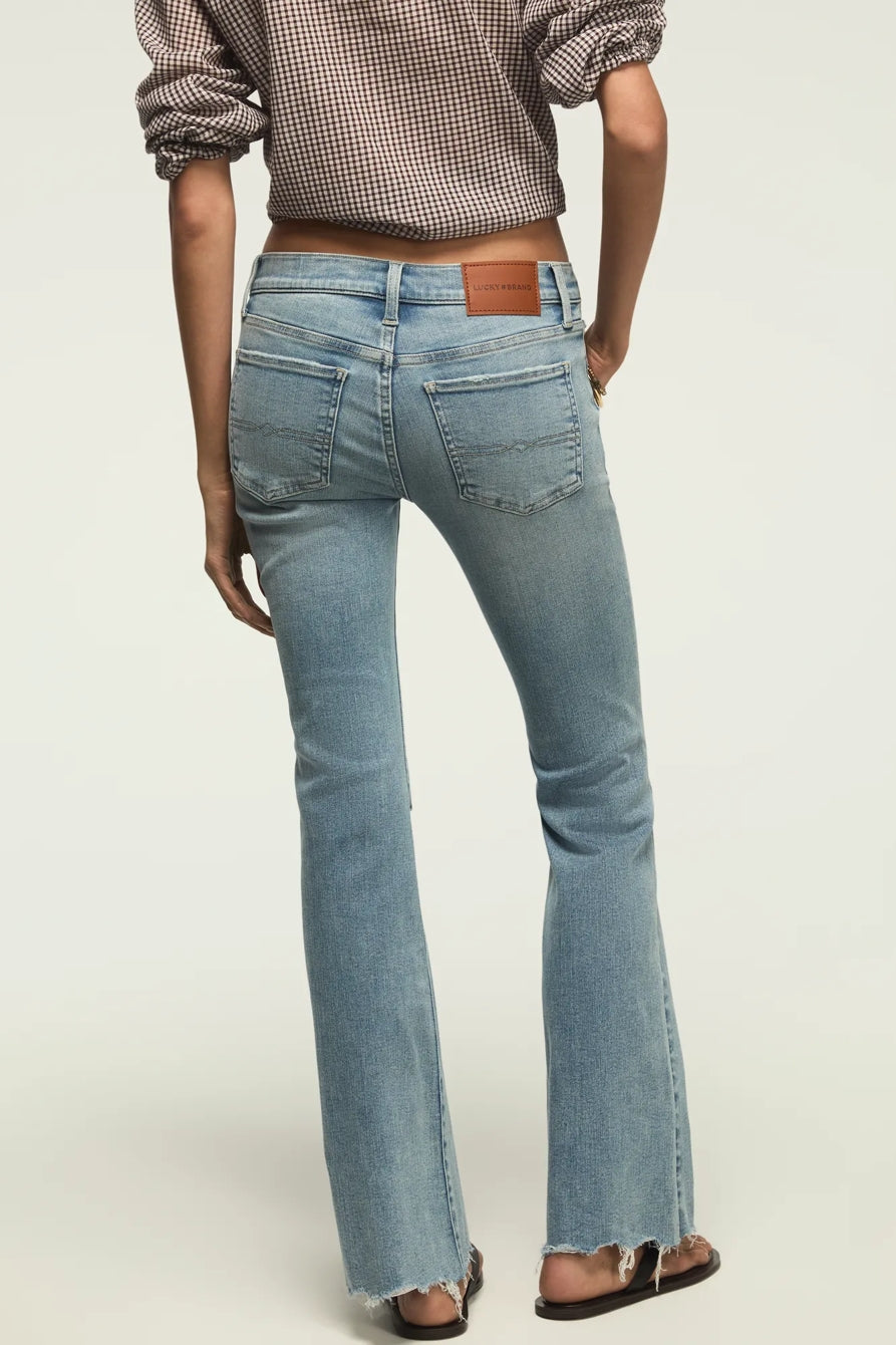 Lucky Brand Women's Mid Rise Sweet Flare - Capsize Dest