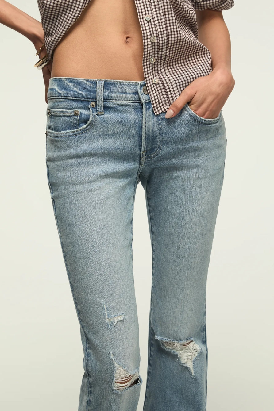 Lucky Brand Women's Mid Rise Sweet Flare - Capsize Dest