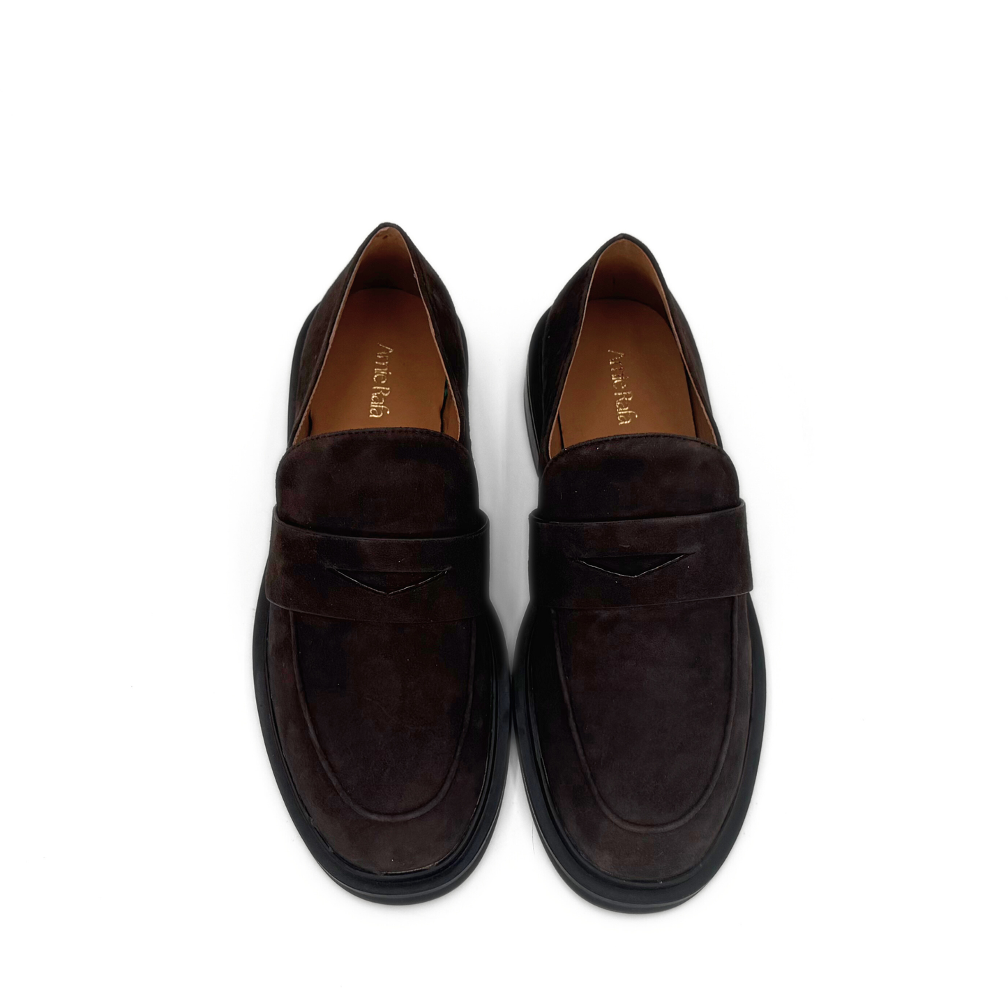 Drew Suede Loafers - Black