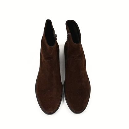 Flacco Suede Booties - Brown
