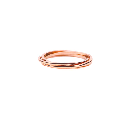 Mint & Lily Dainty Interlocking Fidget Ring