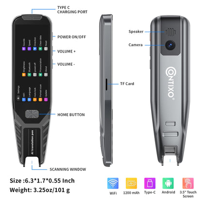 Contixo P1 Smart Scanning Translator Pen