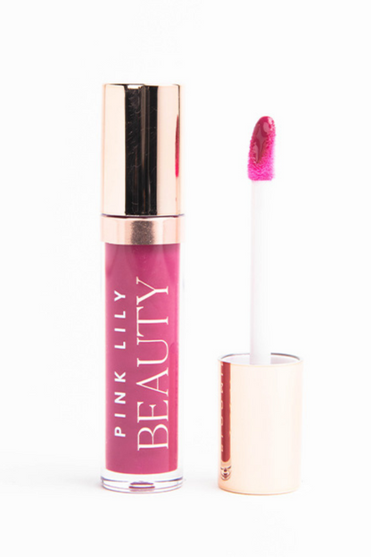 Pink Lily Beauty Blooming Gloss Tinted Lip Oil - Polished Plum