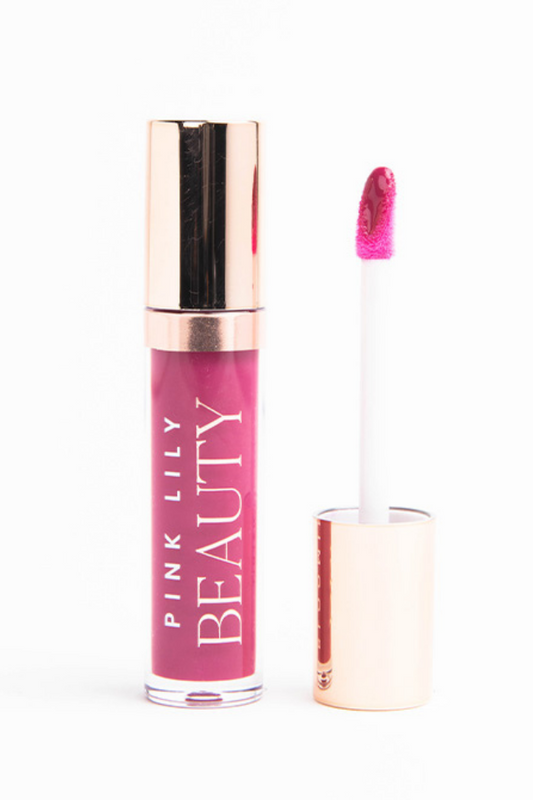 Pink Lily Beauty Blooming Gloss Tinted Lip Oil - Polished Plum