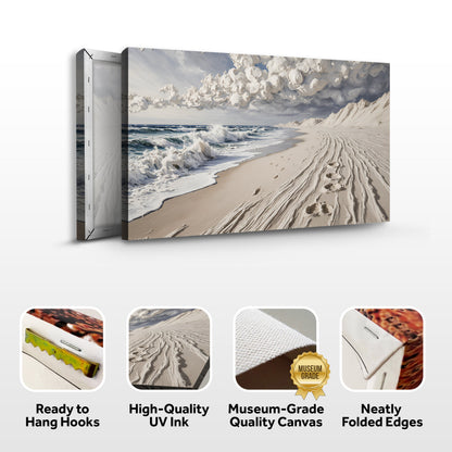 Footprints in the Sand Wall Art