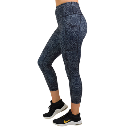 Constantly Varied Gear Zentangle Leggings