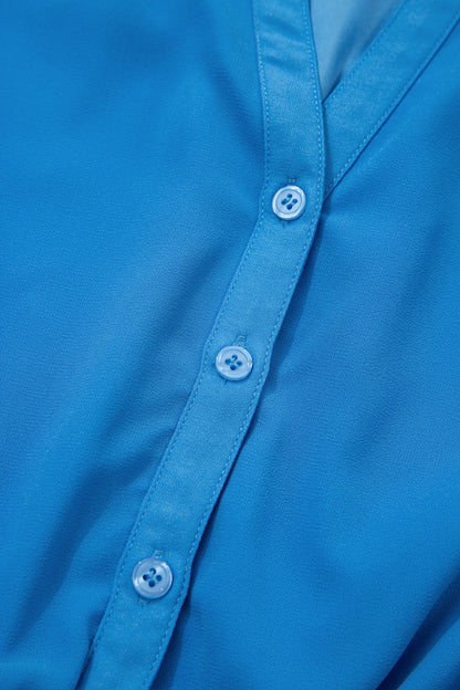 Threaded Pear Lila Elastic Waist Sleeveless Shirt