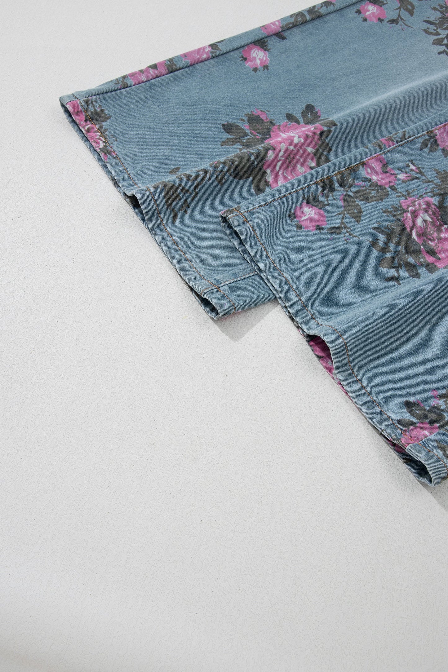Threaded Pear Esme Floral Print Bootcut Jeans