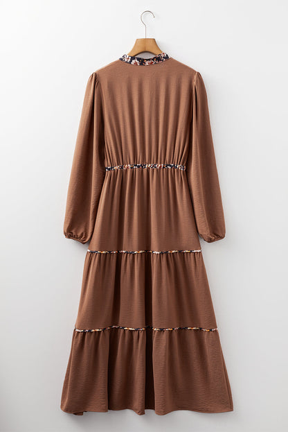 Threaded Pear Cameron Long Sleeve Maxi Dress