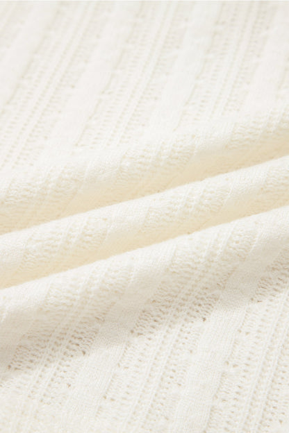 Threaded Pear Frankie Raw Seam Henley Tee
