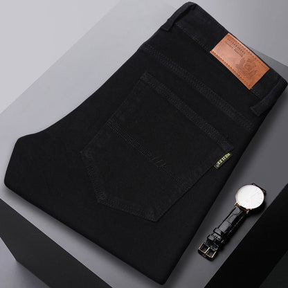 Slim Fit Stretch All-matching Mid Waist Casual Jeans
