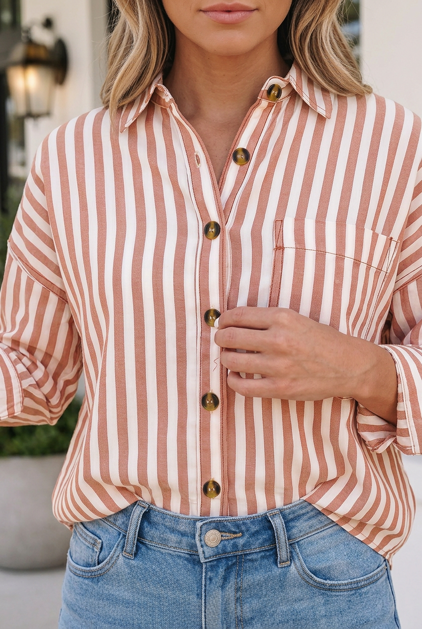 Brown Stripe-