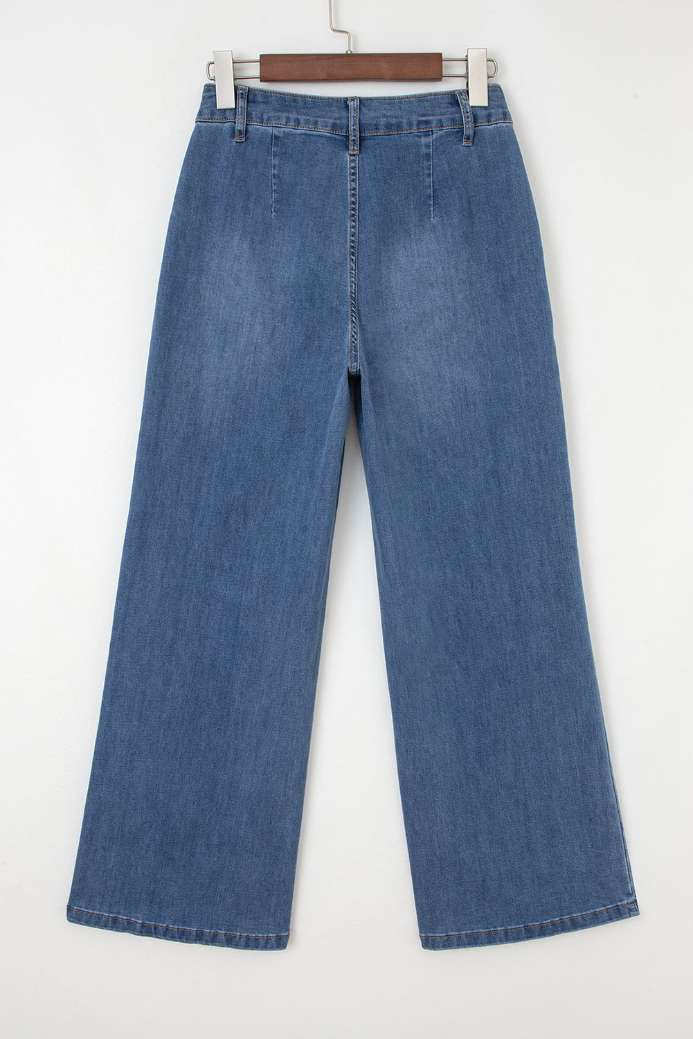 Threaded Pear Aleah Waist Wide Leg Jeans