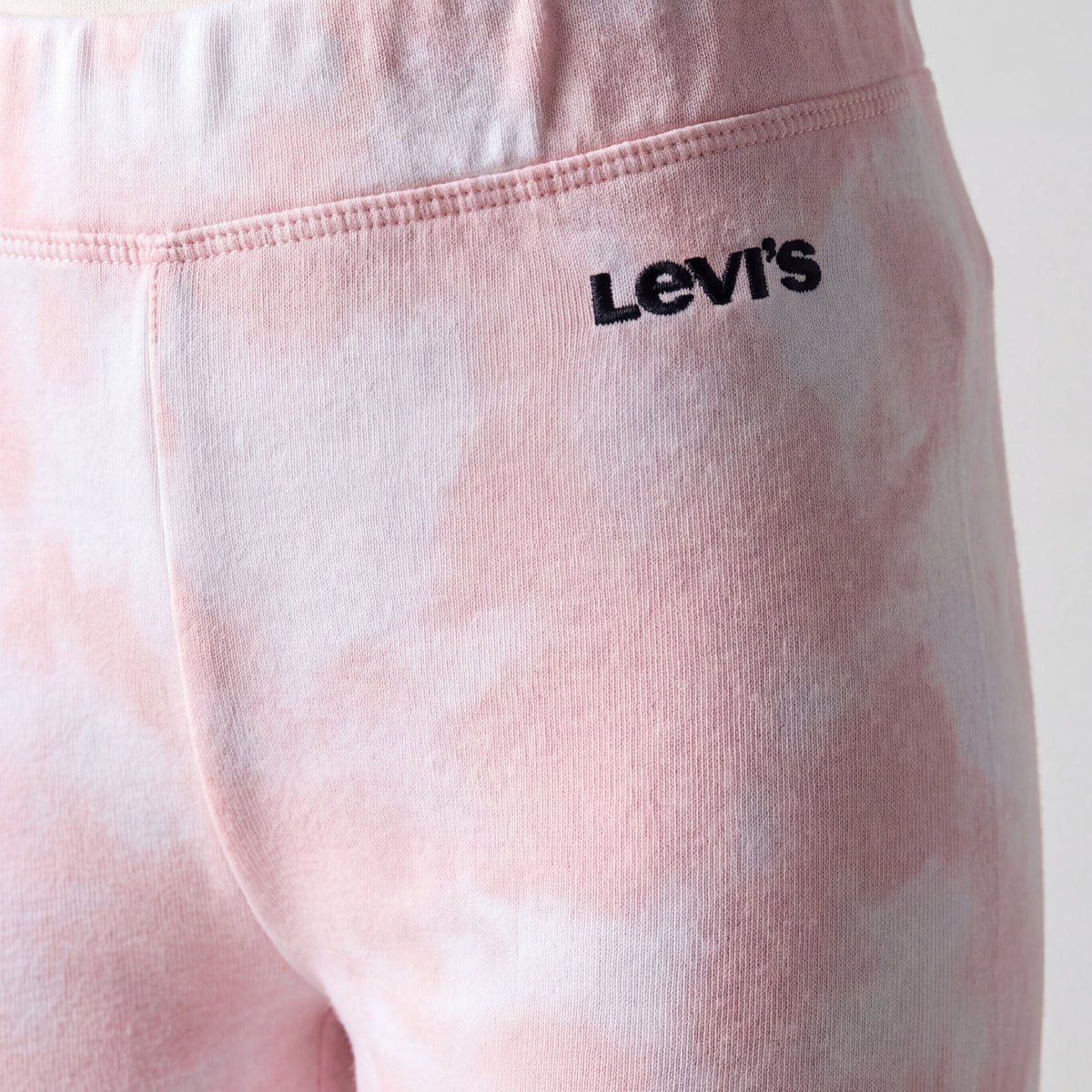 Pink and white tie-dye-