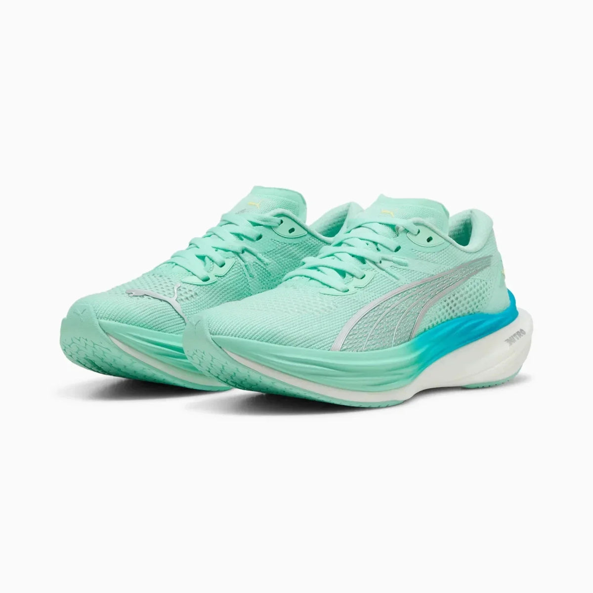 PUMA Deviate Nitro 3 Melt Women's Running Shoes — Mint