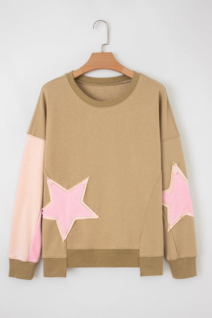 Threaded Pear Bern Hem Drop Shoulder Sweatshirt