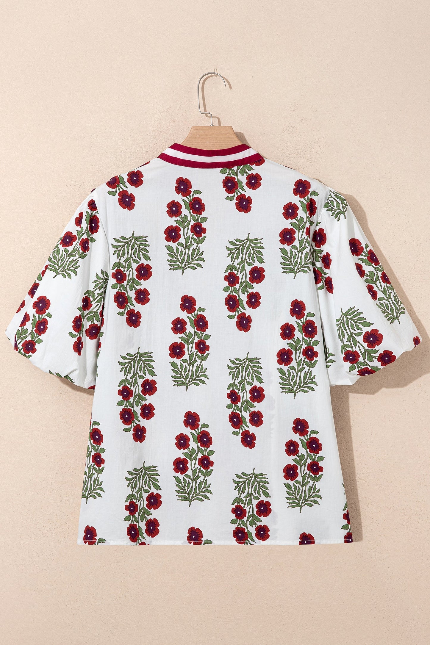 Threaded Pear Katherine Short Sleeve Cotton PLUS Blouse