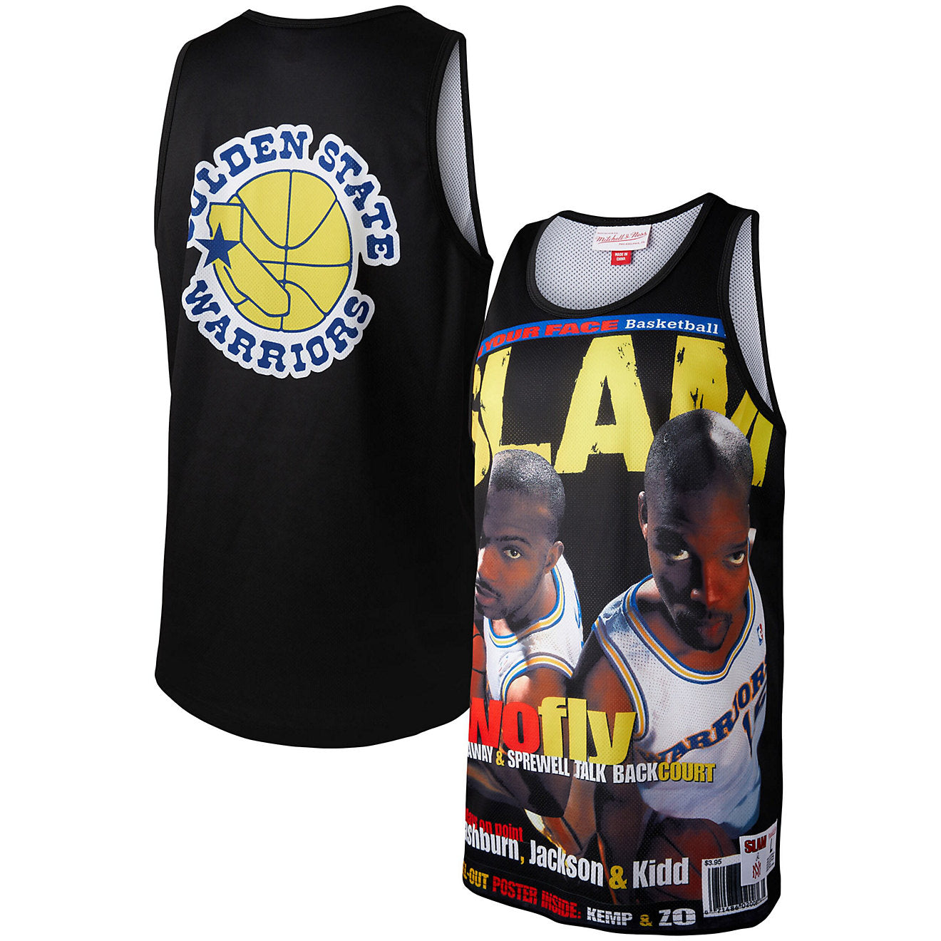Men's Mitchell & Ness Slam Sublimated Tank Warriors