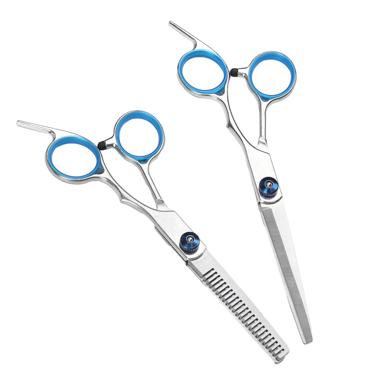 Prime Goods Professional Hair Cutting Thinning Scissors Barber Shears Hairdressing Salon Set - Silver