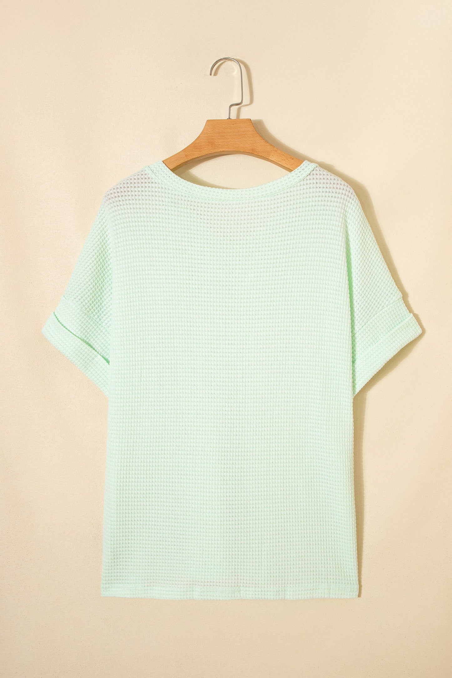 Threaded Pear Willow Short Sleeve Knit Top
